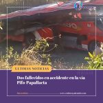 Dos fallecidos en accidente en la vía Pifo-Papallacta