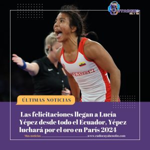 ¡Grande ‘Tigra’! Felicitaciones a Lucía Yépez desde todo el Ecuador.