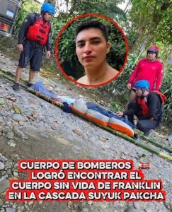 Localizan sin vida a joven desaparecido en cascada de Tena –